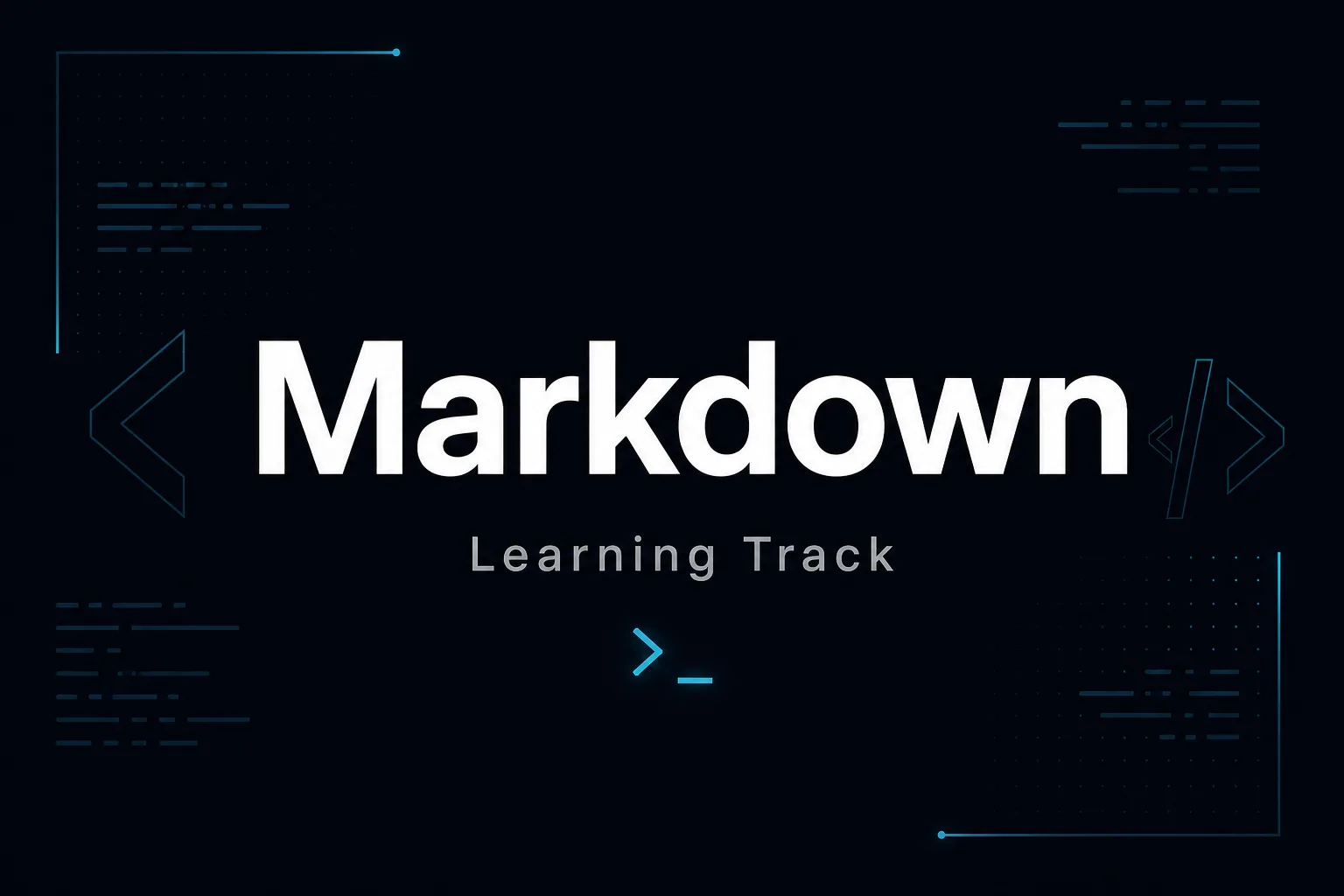Learn Markdown cover