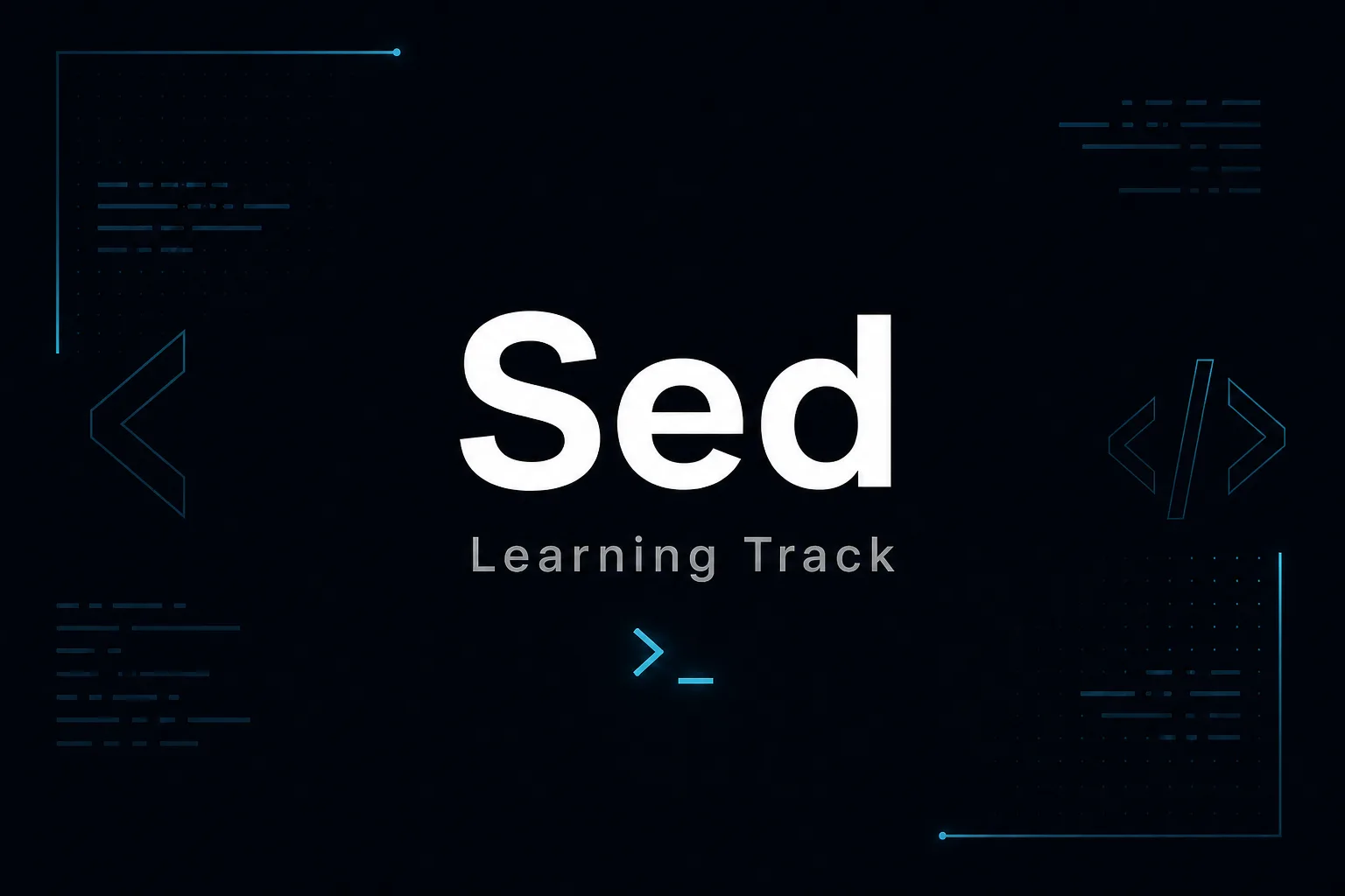 Learn Sed cover