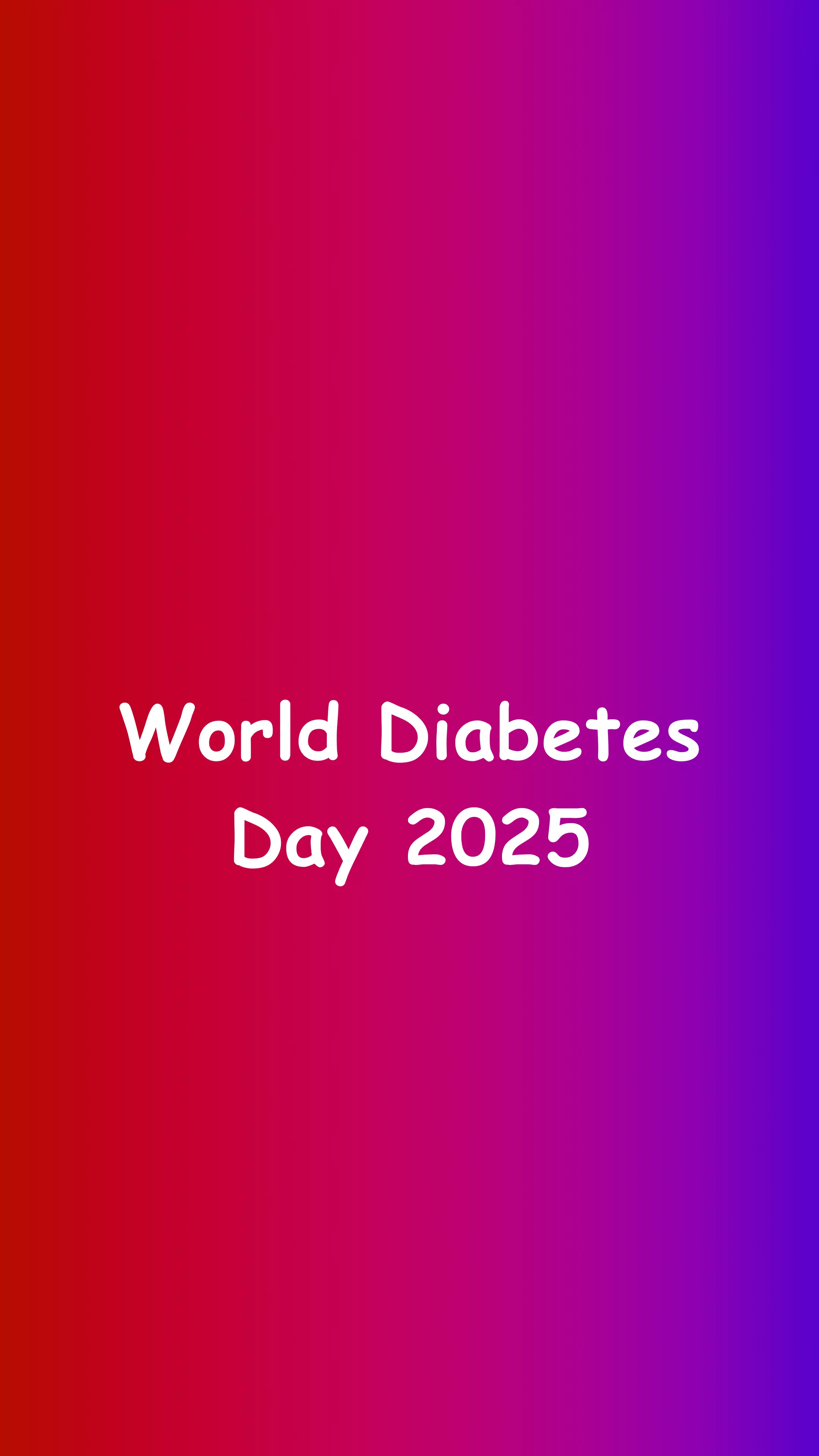 World Diabetes Day 2025 cover image